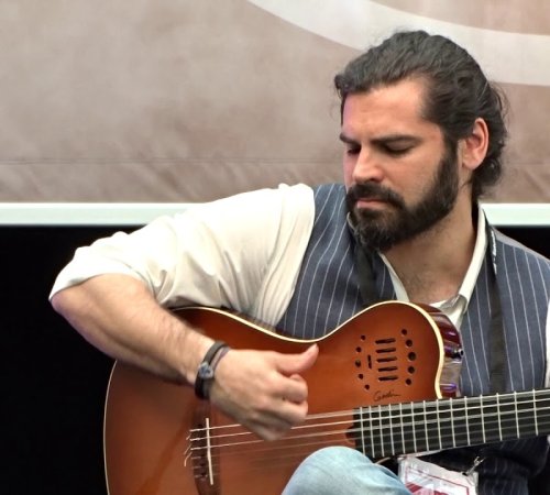 Luis Gallo at Musikmesse in Frankfurt, Germany. by World Fusion Events