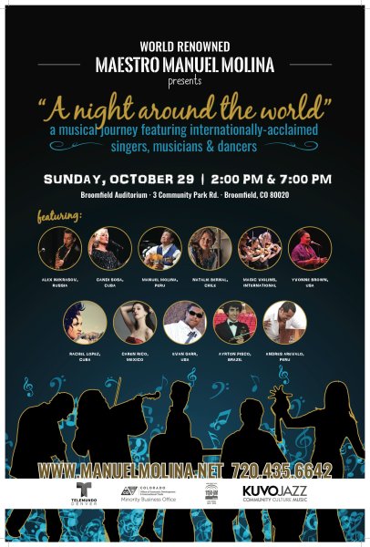 MANUEL MOLINA PRESENT A NIGHT AROUND THE WORLD CONCERT
