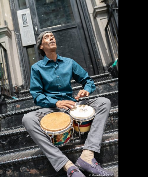 Anthony Carrillo on bongo by AA Team/YÁMBAWA