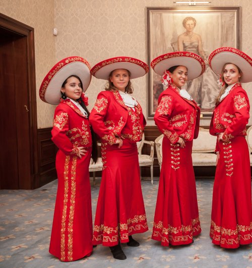 Standing red by Mariachi Las Adelitas UK