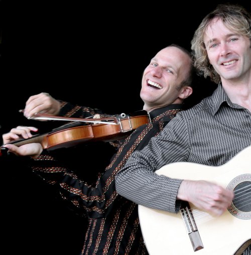 Chris McKhool & Kevin Laliberté (Sultans of String Duo) by Sultans Of String
