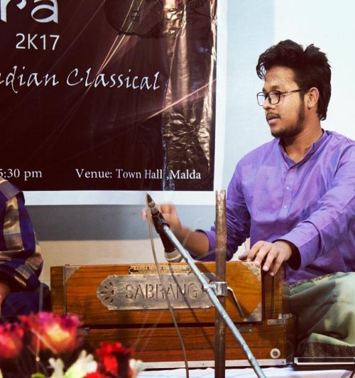 Concert in Malda, West Bengal, India. by Sadakat Aman Khan