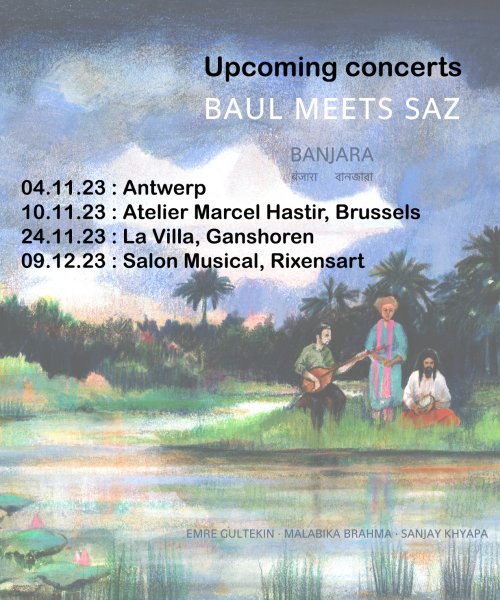 Upcoming Concerts End of Season by Baul Meets Saz