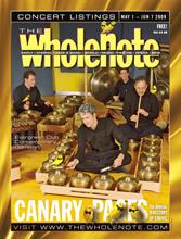 ECCG on cover of The Wholenote magazine. by Evergreen Club Contemporary Gamelan