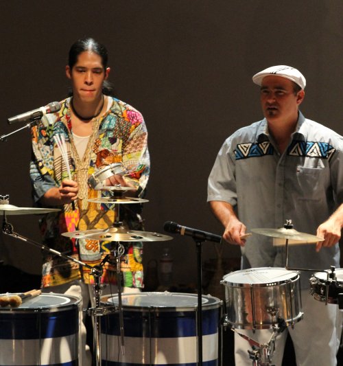 Samba section - Spoken Hand by Spoken Hand Percussion Orchestra