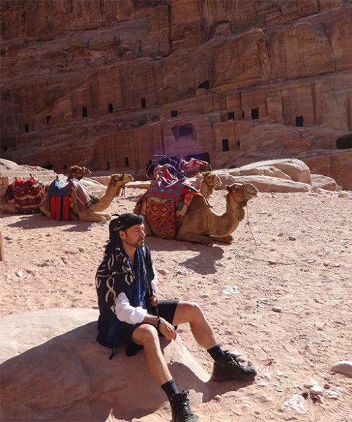 Scott Jeffers - Traveler - Petra  by Scott Jeffers Traveler