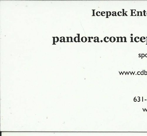 icepack biz card front  by Icepack Jackson