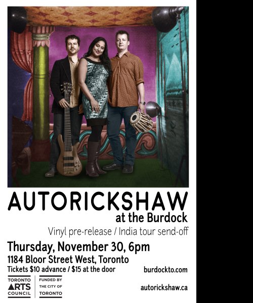 Autorickshaw at the Burdock poster by Autorickshaw