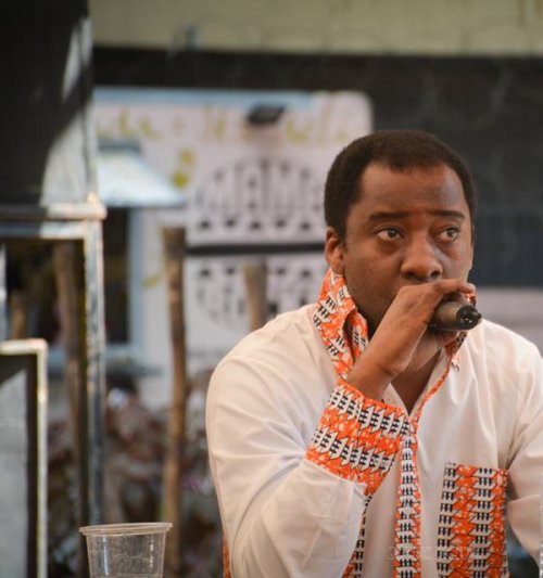 Press conference at the Cool Waters jazz and Roots Festival (Nairobi, Kenya) by Franck Biyong