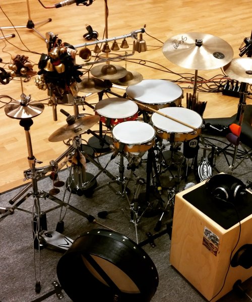 Henrik\'s percussion setup by SAAV