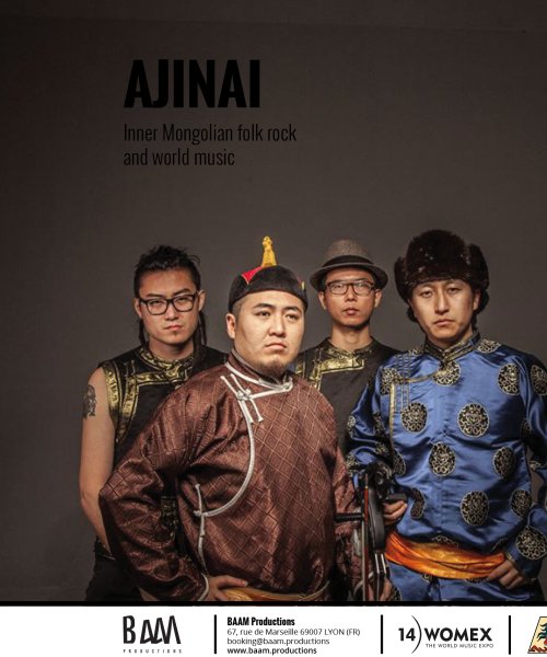 AJINAI - Inner Mongolian Folk Rock & World Music by BAAM PRODUCTIONS
