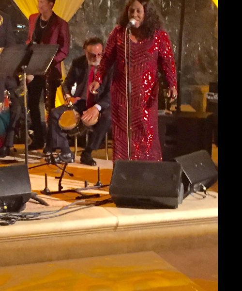 Rosala de Cuba performing with Andy Garcia by Rosalia De Cuba