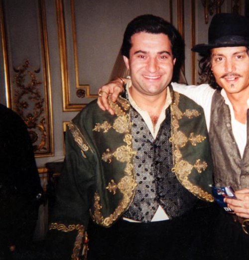 With Johnny Depp in 2000 by Viorica Si Ionita / Clejani