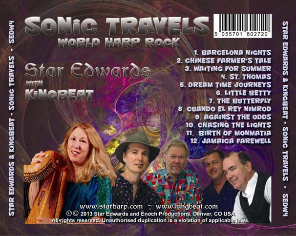 CD Back Cover by Star Edwards With KingBeat