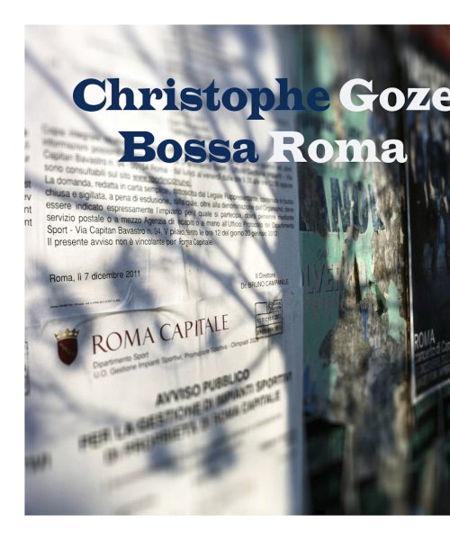 Bossa Roma by Christophe Goze