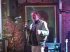Reciting poetry at The Clutha bar in Glasgow, Scotland