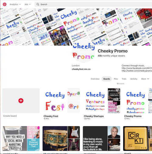 Cheeky Promo Pinterest by CheekyPromo
